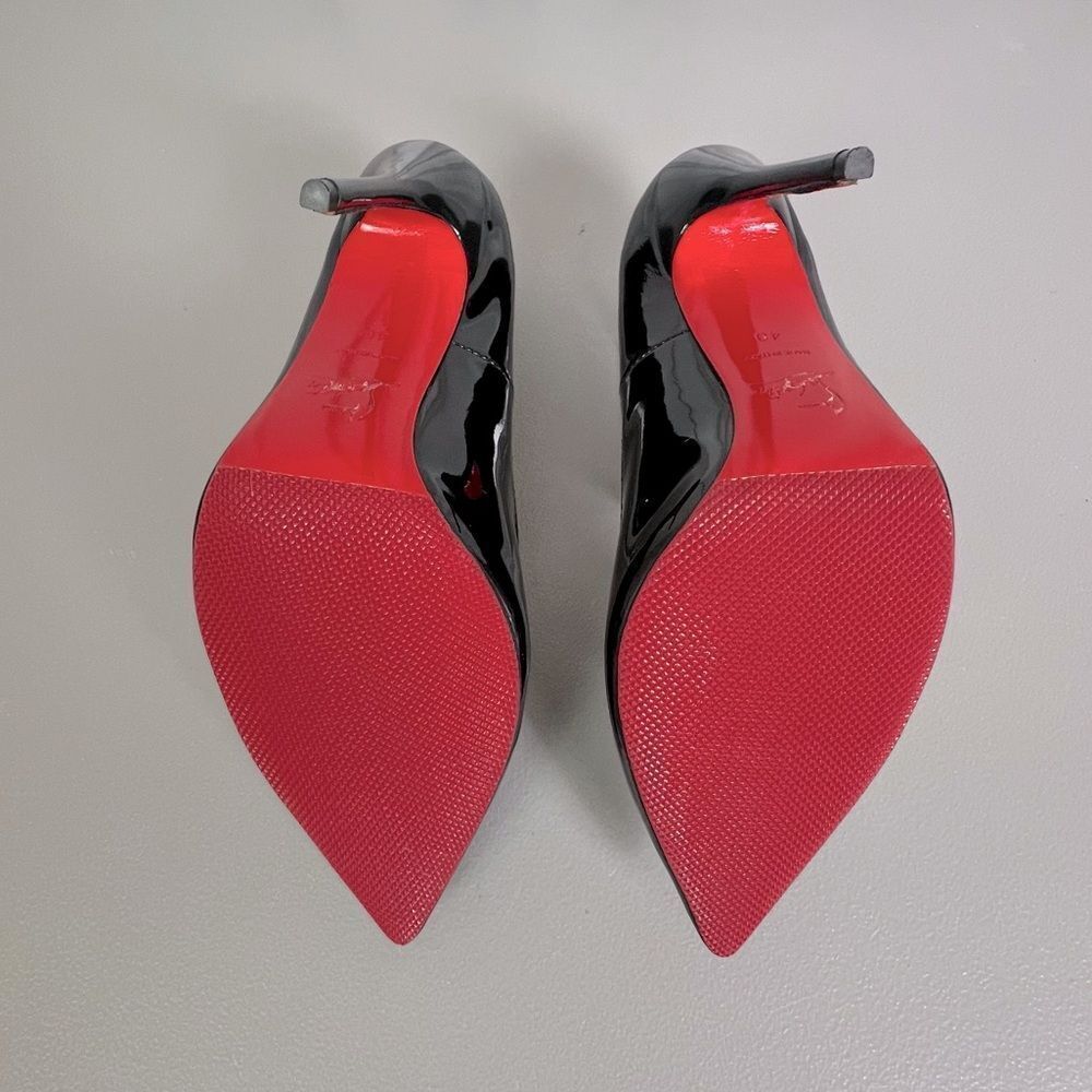 CHRISTIAN LOUBOUTIN SO KATE WOMENS BLACK STILETTOS SIZE 40 (10) - Picture 10 of 15